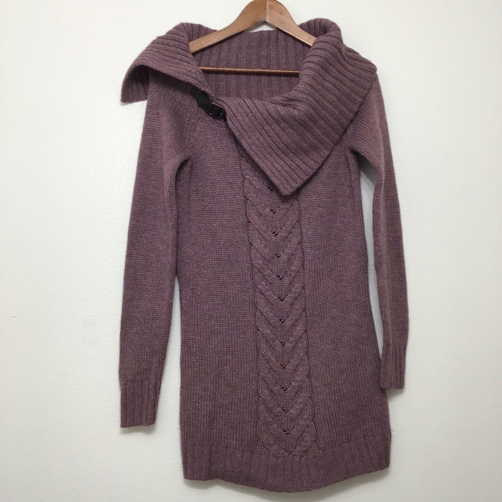 MODA INT’L Women’s Open Cowl Neck Long Sleeve Med